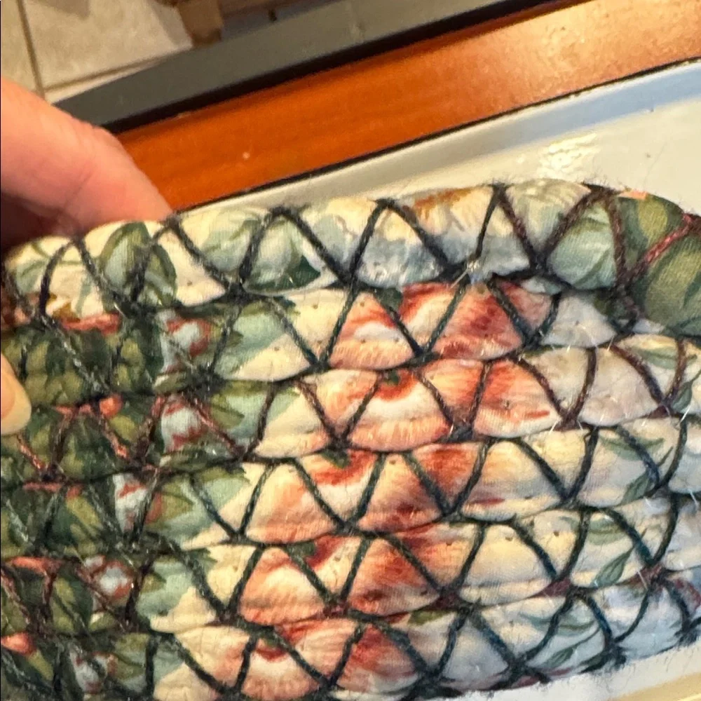 Basket Handcrafted Multicolor Woven Basket